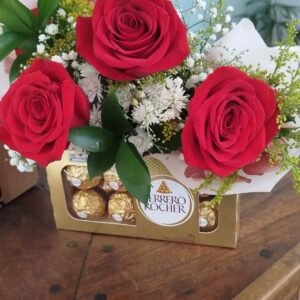 ramalhete 3 rosas