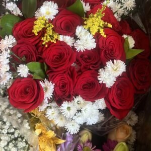 buquê 12 rosas