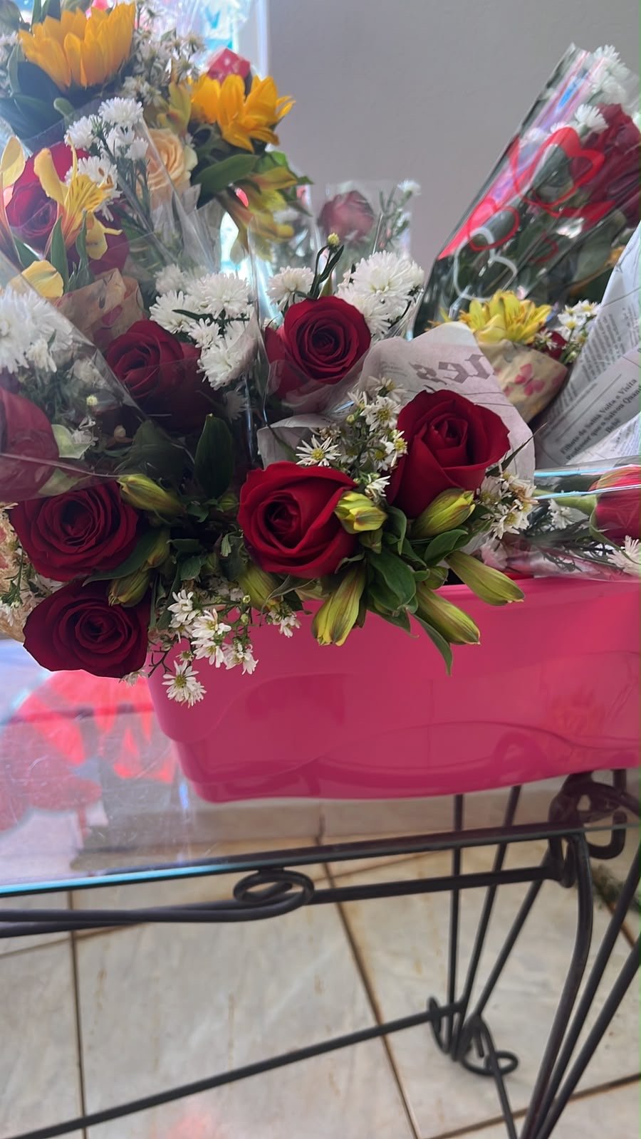 botão de rosa